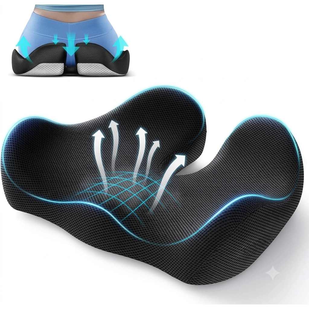 Ergonomic Back & Hip Support Cushion